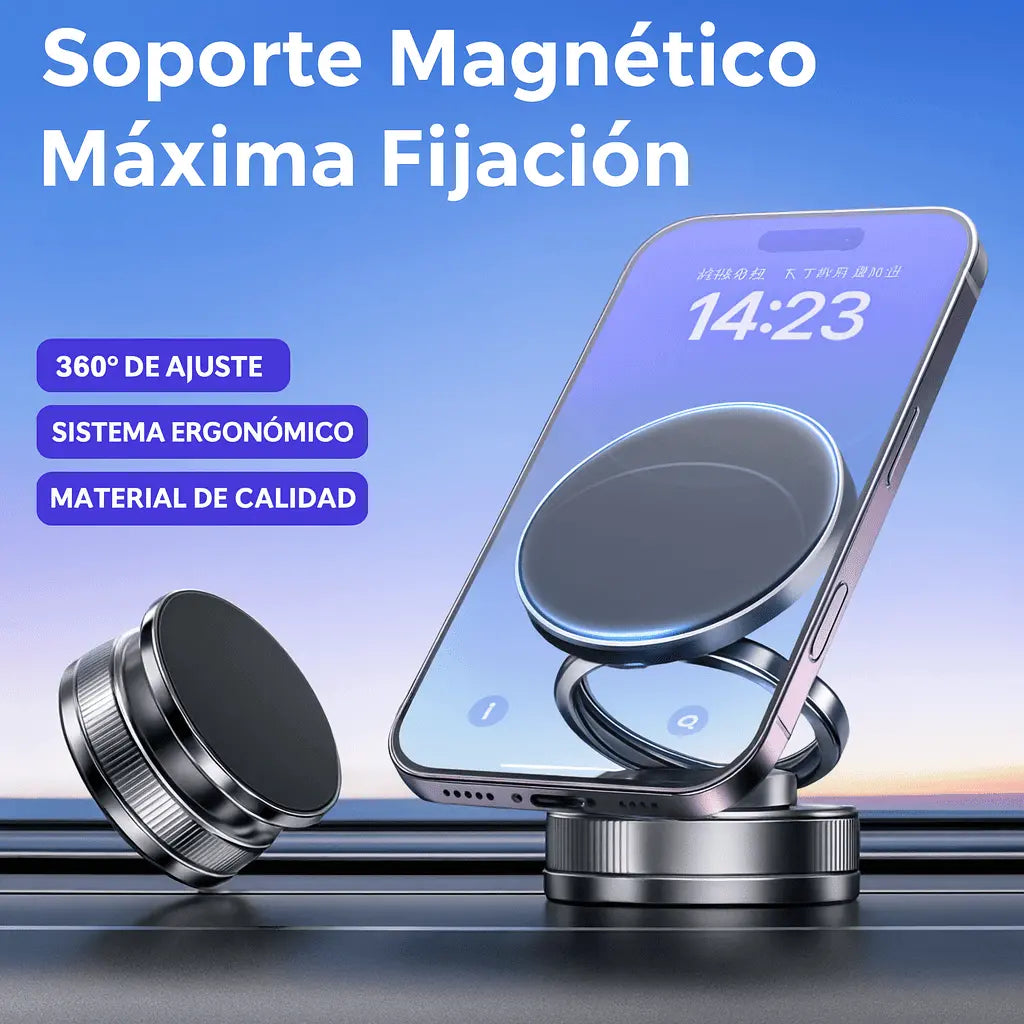 Soporte Premium para Celular – Fijación Imbatible en Auto, Oficina o Casa